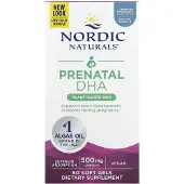 Nordic Naturals Raskaudenaikainen DHA Vegaani, 500 mg - 60 pehmeää kapselia