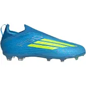 Adidas F50 Elite Laceless Fg Ice Cold Precision - Lucid Ray Blue/keltainen/light Utility Aqua Lapset - Nurmi (Fg), koko 38