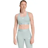 Adidas Urheilurintaliivit 'TECHFIT' vaaleanvihreä / valkoinen