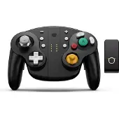 NYXI Wizard 2 - Nintendo Switch GameCube Style Joy-Pad -langaton peliohjain, musta