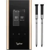 Typhur Sync Gold Dual ruokalämpömittari WT05 (musta/kulta)