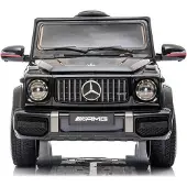 Mercedes Azeno Mercedes AMG G63 2x12V sähköauto kumirenkailla