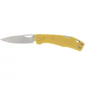 Gerber LST 1074520, Stonewashed 440A, Yellow Nylon pocket knife