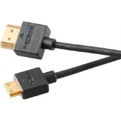 Akasa 1.4 HDMI - Mini-HDMI -näyttökaapeli, ohut, 2m, musta