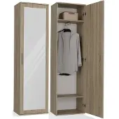 Top E Shop DUO SZAFKA SONOMA bedroom wardrobe/closet 2 shelves 1 door(s) Oak
