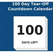Sonstige Verlage 100 Day Tear-Off Countdown Calendar
