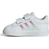 Adidas Urheilukengät 'GRAND COURT 3.0' vaalea pinkki / valkoinen
