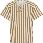 Saint tropez Zalindasz Ss Blouse - Brown - L