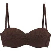 LASCANA Bikinitoppi tummanruskea