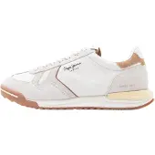 Pepe Jeans Matalavartiset tennarit 'MARVIN LIGHT' kameli / kitti / valkoinen