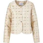 Coster Copenhagen Shimmer Jacquard Jacket - Beige - 40