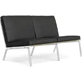 NORR11 Man 2-seater Sofa Anthracite - 2-istuttavat sohvat Nahka Antrasiitti - W1MAN14073STAINOVL21003