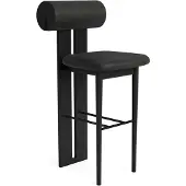NORR11 Hippo Bar Stool Black - Baarijakkarat Tammi Musta - W1HIP12340FSCOBLVL21003