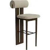 NORR11 Hippo Bar Stool - Baarijakkarat Tammi Dark Smoke - W1HIP12340FSCODSBABA003