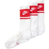 Nike Sukat Everyday Elevated 3-pack - Valkoinen/punainen, koko XL: 46-50