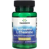 Swanson Health Suntheanine L-teaniini, 100 mg - 60 kasviskapselia