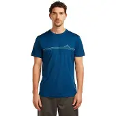 Icebreaker Merino 150 Tech Lite Range Stripes Lyhythihainen T-paita