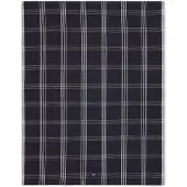 Lexington Home Checked Linen/Cotton Kitchen Towel - Black - 50X70