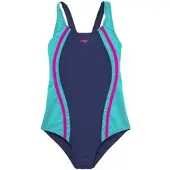 Kangaroos Uimapuku laivastonsininen / jade / neonpinkki