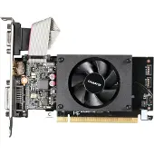 Gigabyte GV-N710D3-2GL, GeForce GT 710, 2 GB, GDDR3, 64 bittiä, 4096 x 2160 pikseliä, PCI Express 2.0 (GV-N710D3-2GL 2.0)