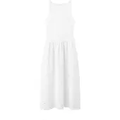 Mango A-Line Dress With Broderie Anglaise Embroidery - White - L