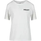 Coster Copenhagen Tee With Heart Embroidery - White - M