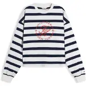 Tommy Hilfiger Paita 'ROUNDAL' tummansininen / punainen / valkoinen