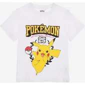 Pokémon T-paita, Valkoinen, 116-122