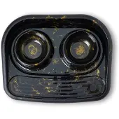 Savic - Ruokabaari Butler Marble black gold, 45x36x8cm, 2x300ml - Kissat - Ruokailupaikat ja juoma-automaatit - Ruokabaari ja telineet