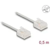 DeLOCK 80757, 0,5 m, Cat6, U/UTP (UTP), RJ-45, RJ-45, Harmaa