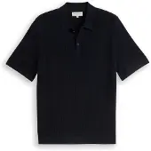 Tom Tailor Structured Knit Polo - Navy - M
