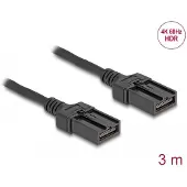 DeLOCK 87904, 3 m, HDMI Type E, HDMI Type E, 10,2 Gbit/s, Musta