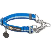 Ruffwear Chain Reaction Collar Blue Pool Koirien valjaat ja kaulapannat 28-36 cm