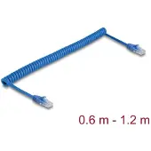 DeLOCK 90197, 1,2 m, Cat6, U/UTP (UTP), RJ-45, RJ-45, Sininen