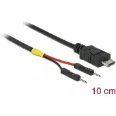 DeLOCK – USB Power Cable Micro-B to 2 x pin header male separate power 10 cm (85406)