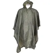 101 Inc Fostex Poncho Ripstop (Color: Olive)