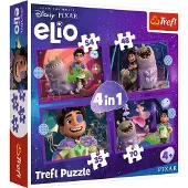 Trefl DISNEY ELIO Palapelisetti, 4 kpl