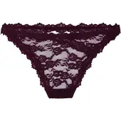 Hunkemoller Aveline Hl Tanga String - Burgundy - L