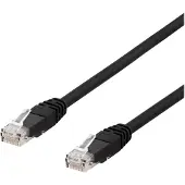 Deltaco Cat6 UTP RJ45 50m -verkkokaapeli, musta