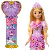 Disney Princess Jewel Reveal Rapunzel Fashion Doll W/ 8 Surprises Including Gem Box & 10 Accessories - Purple - ONE SIZE