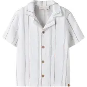 Name it Nmmjeran Ss Loose Shirt Lil - White - 98