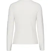 Pieces Pcmaria Ls Top Jrs Noos Bc - Cream - S