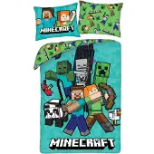 Halantex SP. z.o.o. Lasten Minecraft-vuodevaatesetti 140x200 cm, 2 osaa