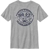 Autot - Drag City Badge - Lasten T-paita