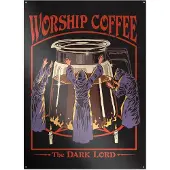 Steven Rhodes - Worship Coffee - Metallikyltti
