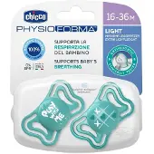 Chicco 156436 PHYSIO LIGHT SILICON NAPTURE 16-36M 2SIVU SININEN
