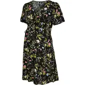 Vero moda Maternity Mekko 'VMMeasy' oliivi / vaalea pinkki / musta / valkoinen