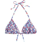 Next Bikinitoppi vaaleansininen / punainen