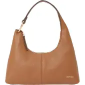 Calvin Klein Olkalaukku 'Slouchy Shoulder' konjakki