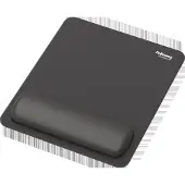 Fellowes Breyta 100142555, Musta, Yksivärinen, Rannetuki, Liukumaton pohja